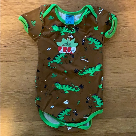 Raspberry Republic Iguana Onesie 9M NWT - Picture 1 of 3